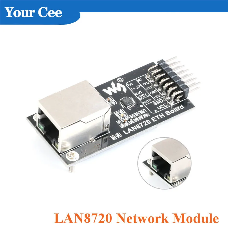 Интеллектуальная электроника LAN8720 модуль сетевой Ethernet трансивер ETH RMII плата