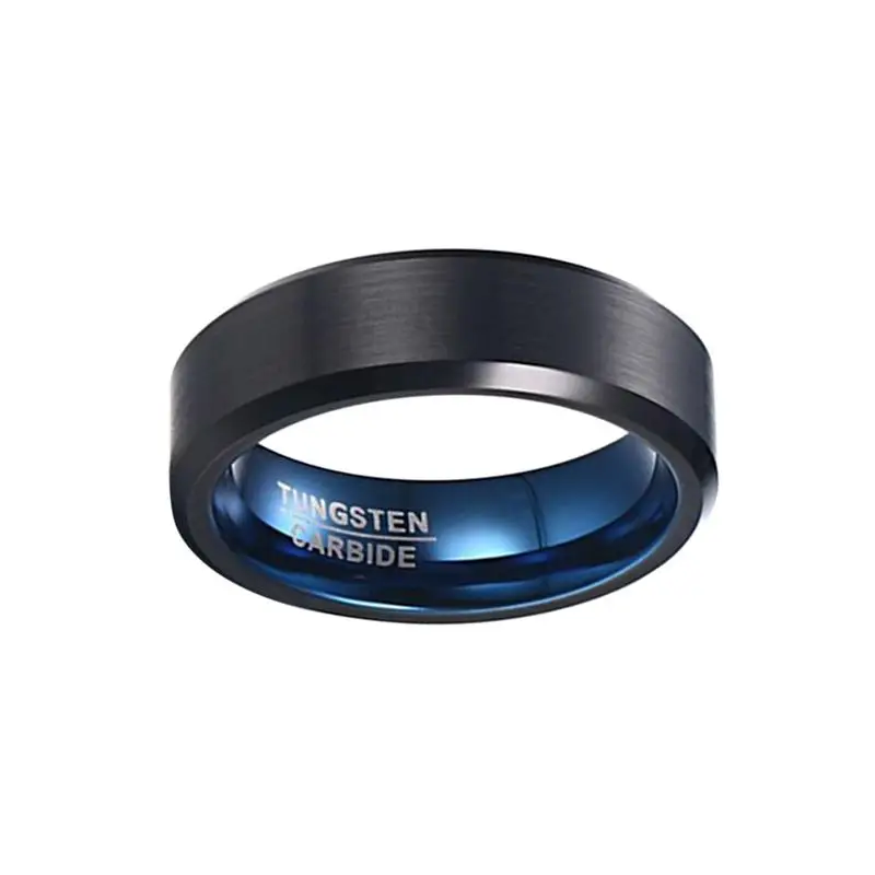 Кольцо на палец стильное модное кольцо трендсеттера синее покрытие внешнее