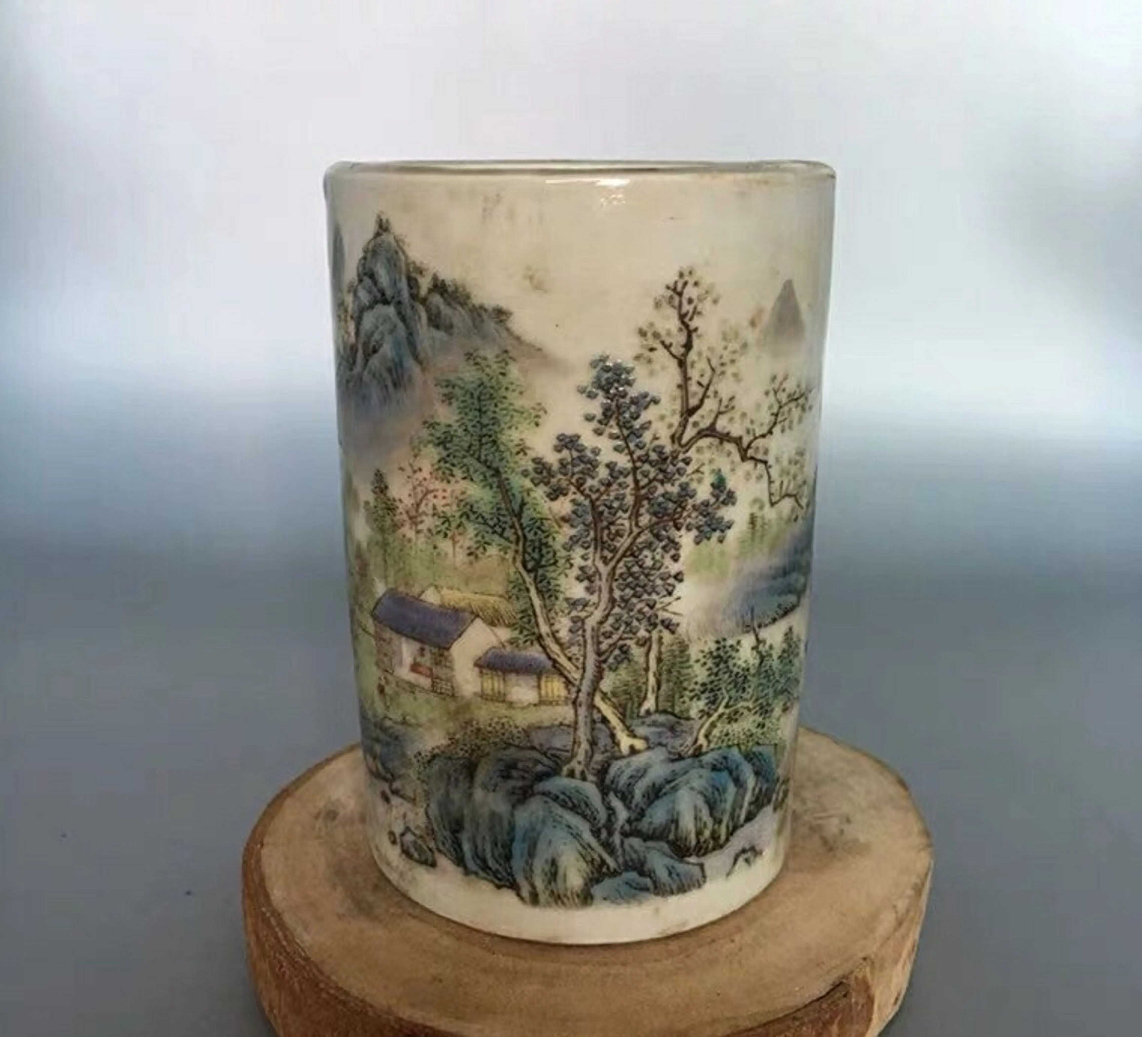 Кабинет Тибетский Китай винтажная Античная китайская народная фарфоровая Роза