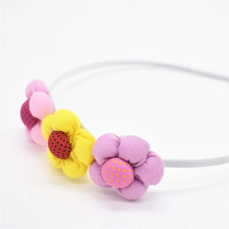 Pearl Flower Hair Accessories flower Hairbands beautiful hoop hair Princess band head of for girls headband | Детская одежда и