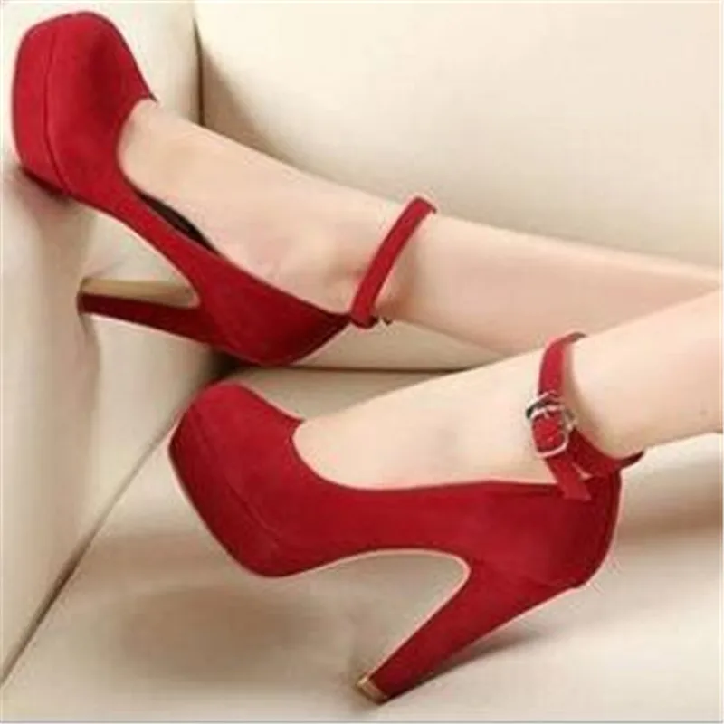 

2021 woman Pumps autumn thick heel shoes ol high-heeled shoes female the trend of ultra high heels female shoes