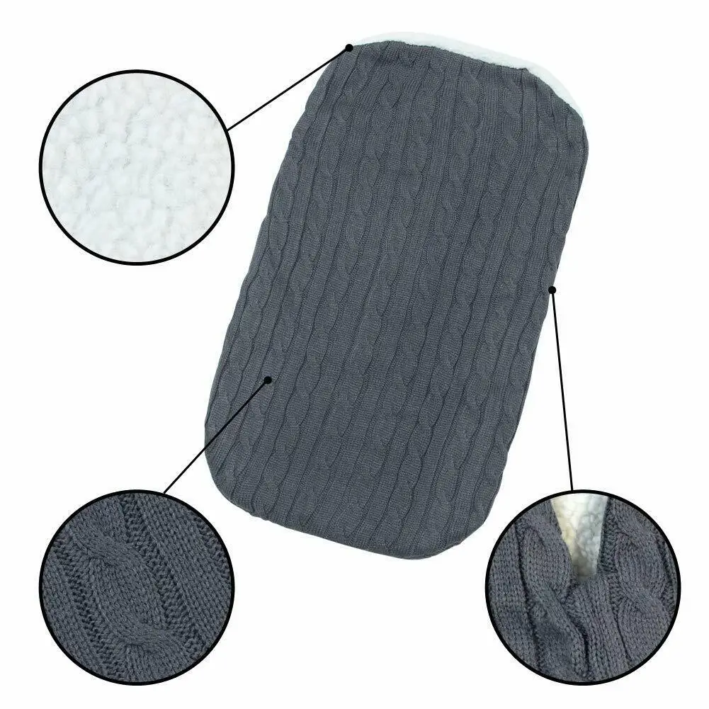Newborn Infant Baby Blanket Knit Crochet Winter Warm Swaddle Wrap Sleeping Bag 2 Colors | Мать и ребенок