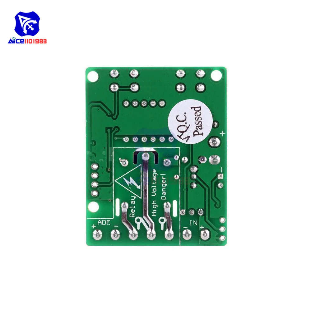 Diymore светодиодный реле дисплея МОДУЛЬ переключателя Управление доска Напряжение