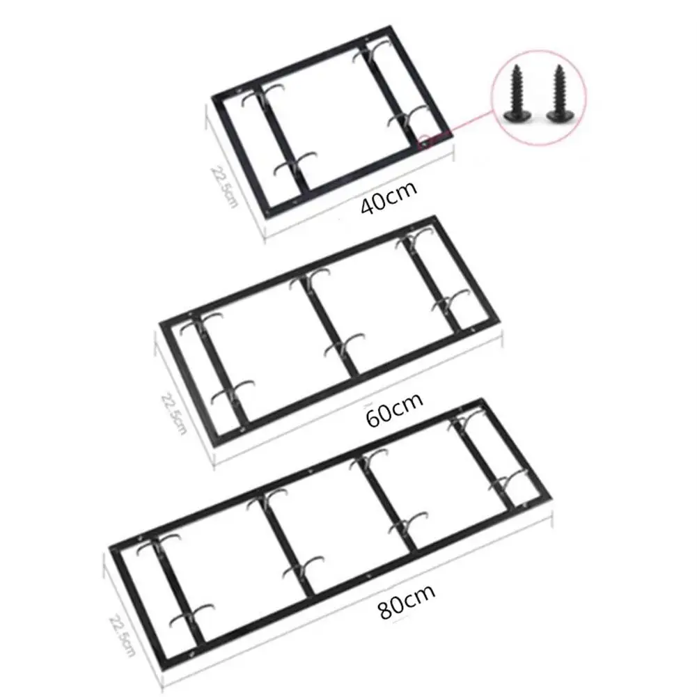 Железная подвесная стойка для хранения стеклянных кофейных чашек|Крючки и
