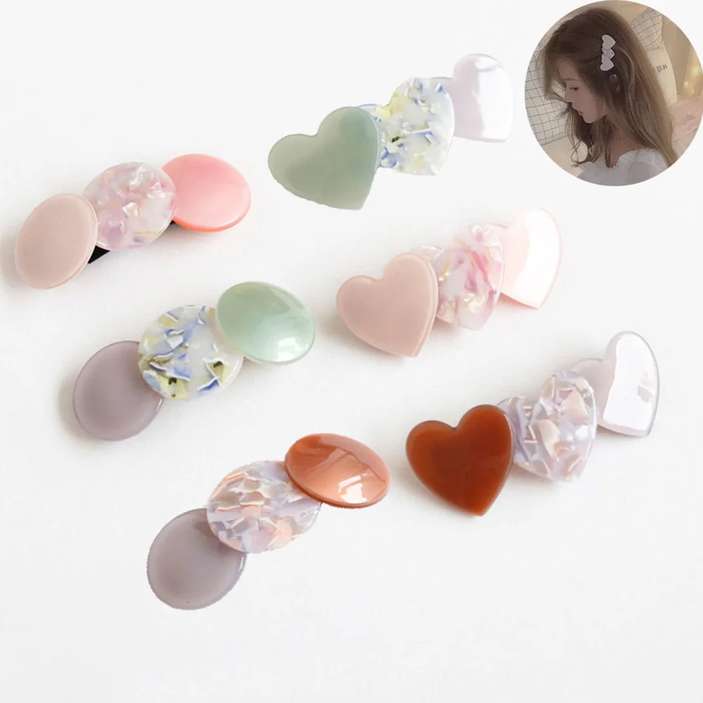 Модная элегантная шпилька для волос простая маленькая свежая боковая заколка