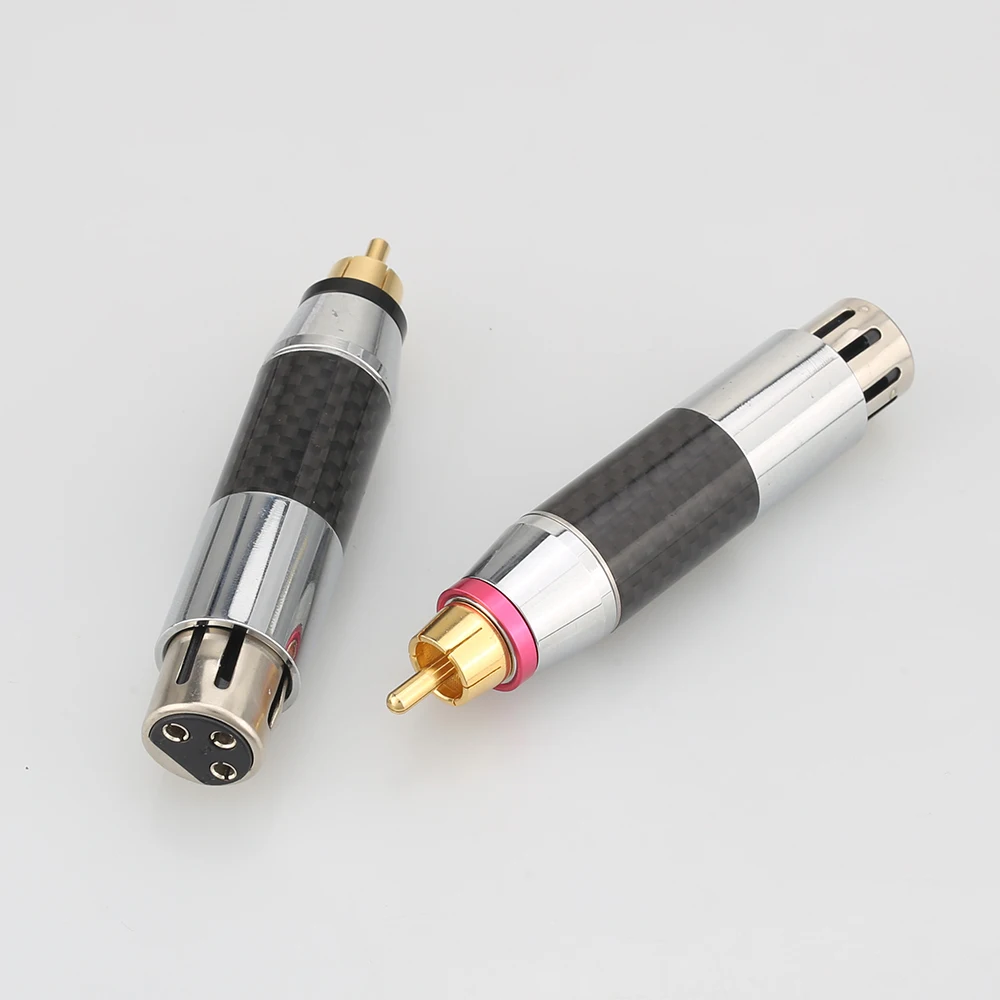 2XAudiocrast XLR 3 Pin Female to RCA male Audio Jack Adapter Plug Connector Phono Male Interconnects | Электроника