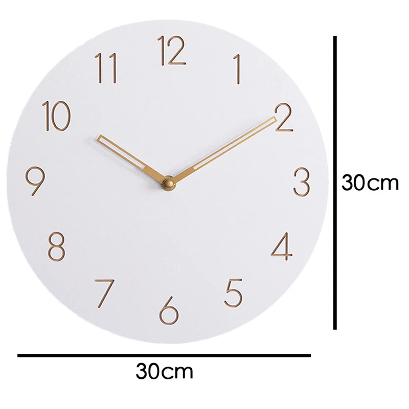 Цифровые настенные часы простой современный дизайн скандинавские короткие 3D