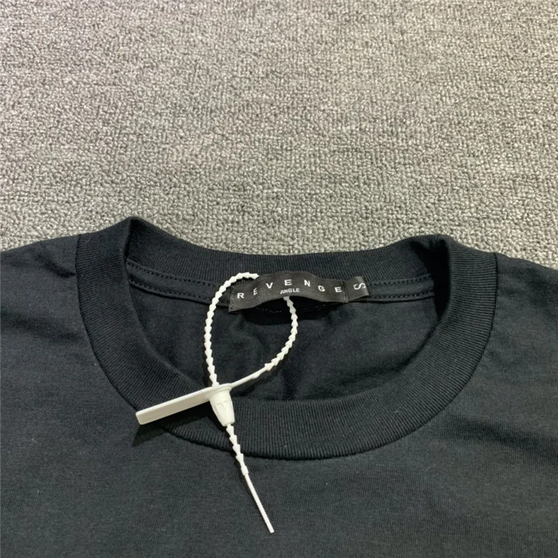 

Foaming Printing Red Revenge Black Lightning Logo T-shirts Men Women T shirts Tee Tops