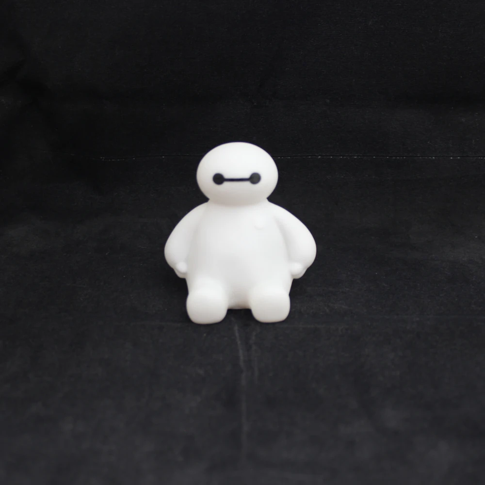 Baymax 7 Color Changing Table Desk Lamp LED Night Light Big Hero Kids Baby Toy Gift Children Bedroom Decoration New Year's | Лампы и