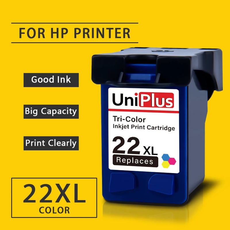 Чернильный картридж UniPlus 22XL Tri Color Inject замена картриджа для HP 22 XL hp Deskjet D2330 D2345 D2360