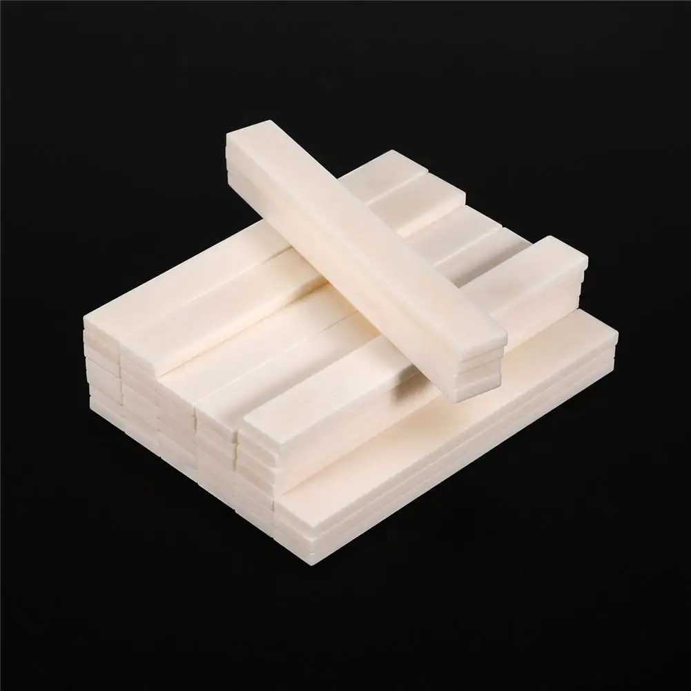 

1pcs/3pcs/6pcs Blank Bone Saddle Longer For Folk/Classical Guitarra Ukulele Luthier Diy Accessories Musical Instrument