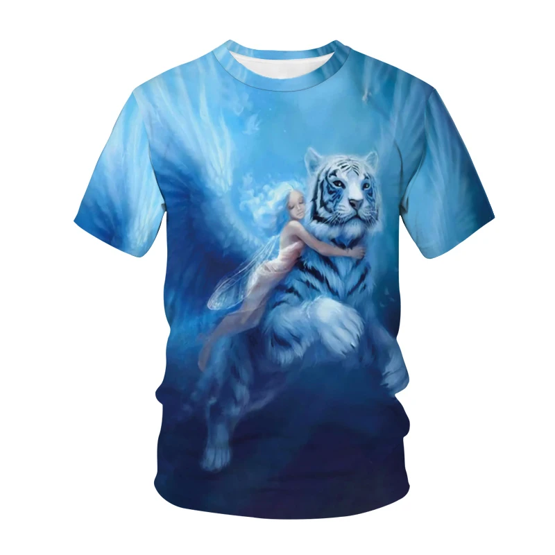 

Fashionable Men Women 3D Printed T-Shirts Men Women children Couples Round Neck Casua Hip-Hop Comfortable Summer Short Sleeves