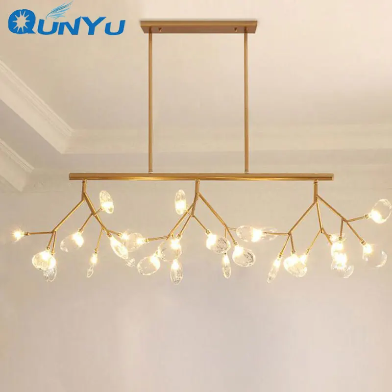 Люстра Светлячок Северной Европы ресторан лампа креативный длинный одно слово