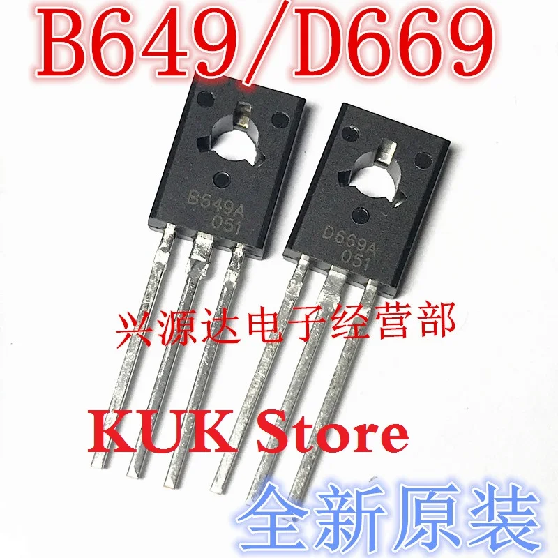 Подлинный оригинальный 100% новый B649A D669A 2SB649A 2SD669A 126 10 пар = шт. + шт.|Запасные части| |