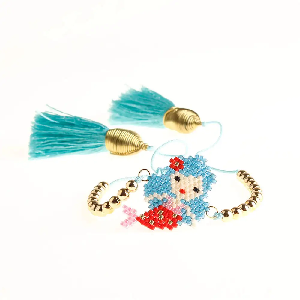 Shinus Perles MIYUKI браслет Русалка для женщин Pulseras Mujer пляжные украшения Miyuki дизайн Bileklik красивый 19 - Окраска металла: MI-B190361B