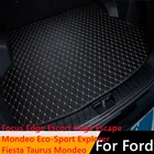 Автомобильный коврик для багажника Sinjayer, багажная Накладка для багажника, коврик для FORD Focus Edge Kuga Escape Escort Eco-Sport Explorer Mondeo Fiesta