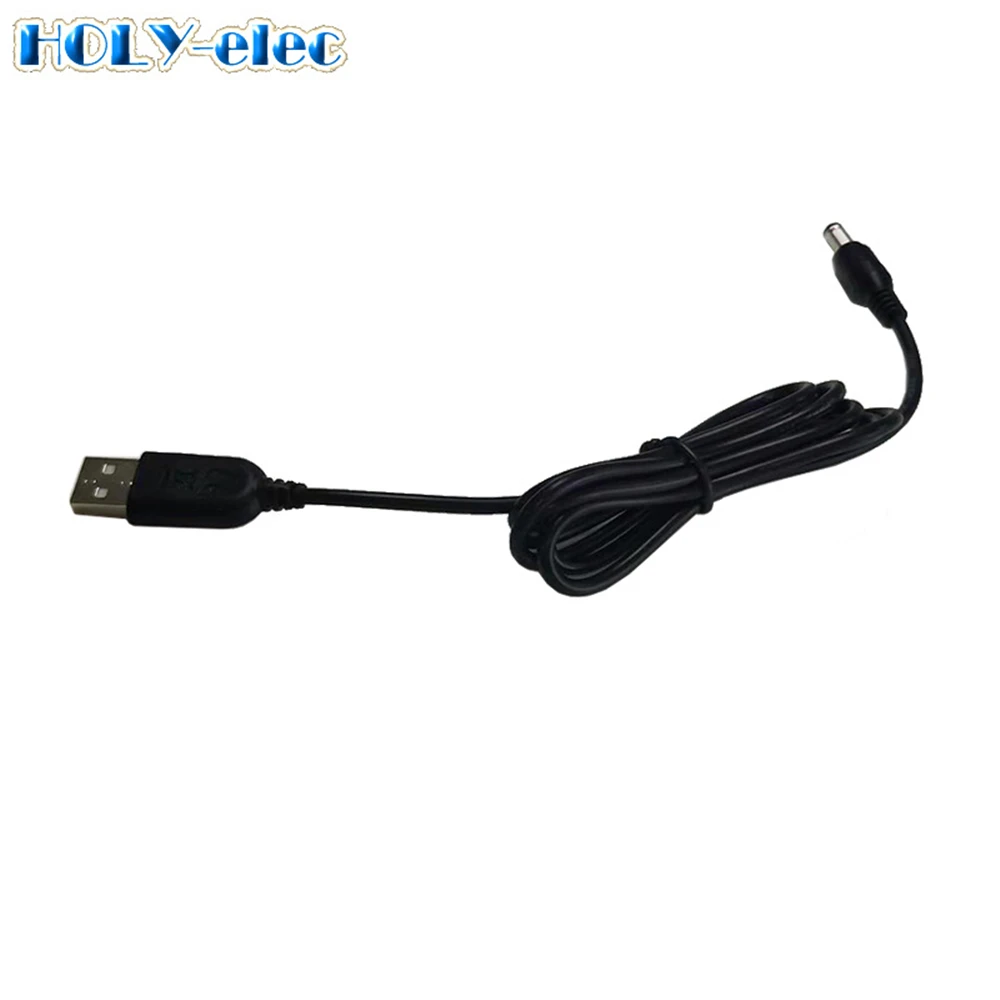 

50Pcs DC Power Charger Plug Cable 1.5M Connector for Laptop Adapter DC connector USB to 5.5x2.5mm Wholesale