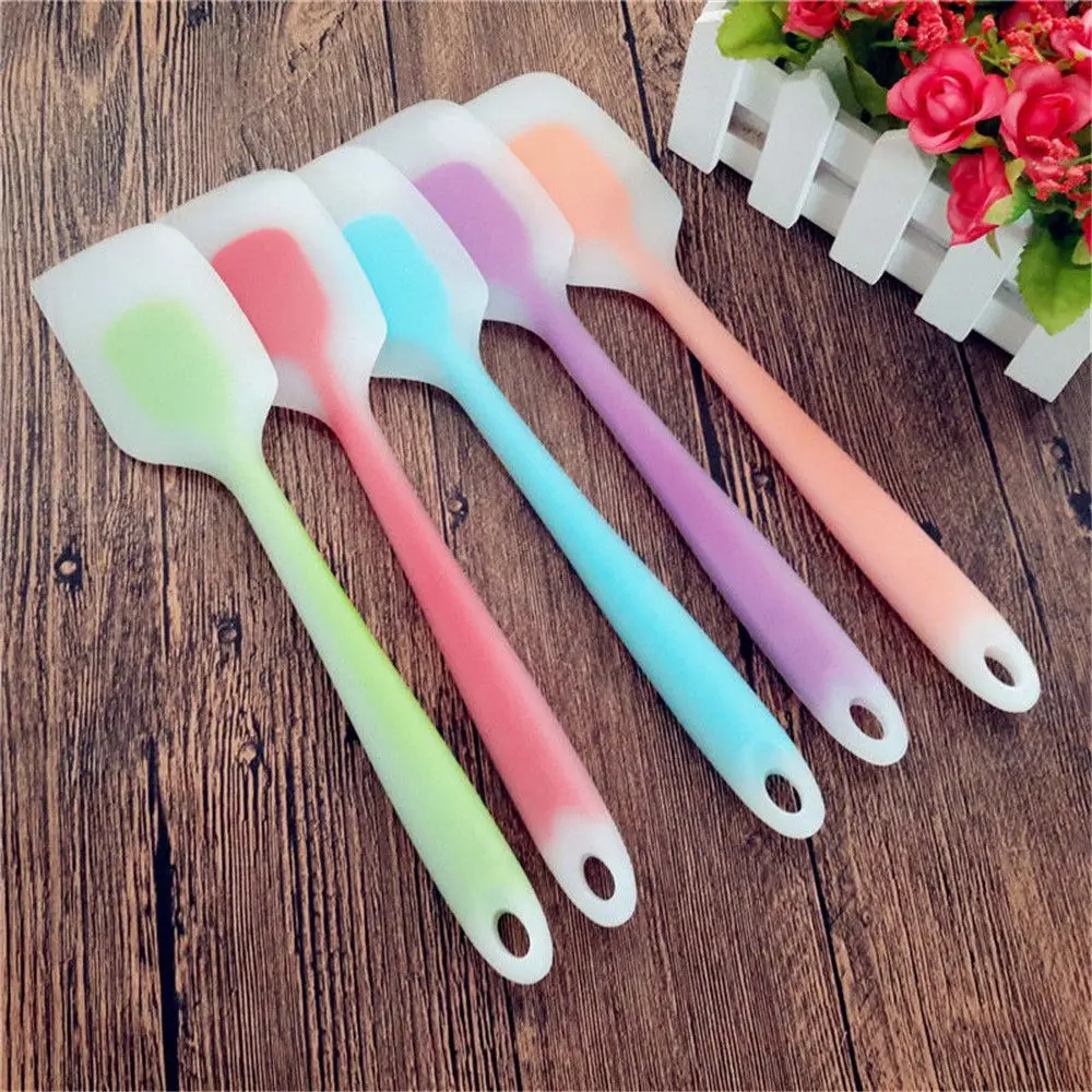 

Silicone Cream Baking Scraper Non Stick Butter Spatula Nylon Chocolate Spreader Smoother Heat Resistant Kitchen Pastry Tools