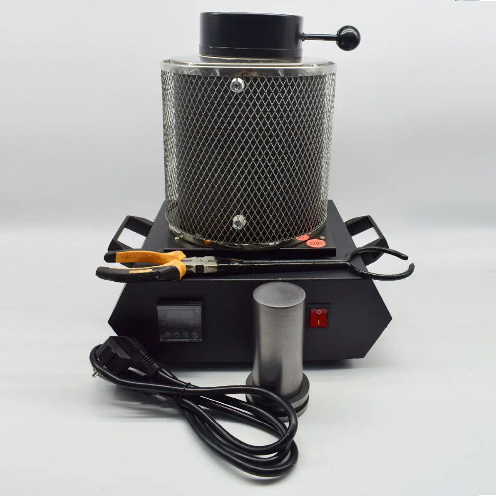 

Ювелирные инструменты 110 В/220 В Автоматическая цифровая плавильная печь для плавления лома серебра и золота с вместимостью 1 кг/2 кг/3 кг