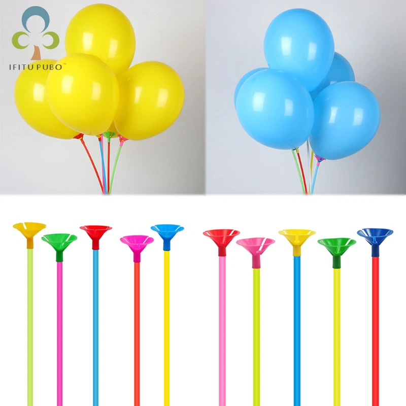 10 шт./лот белый Цвет утолщение Новый Материал шар стержень Поддержка держатели