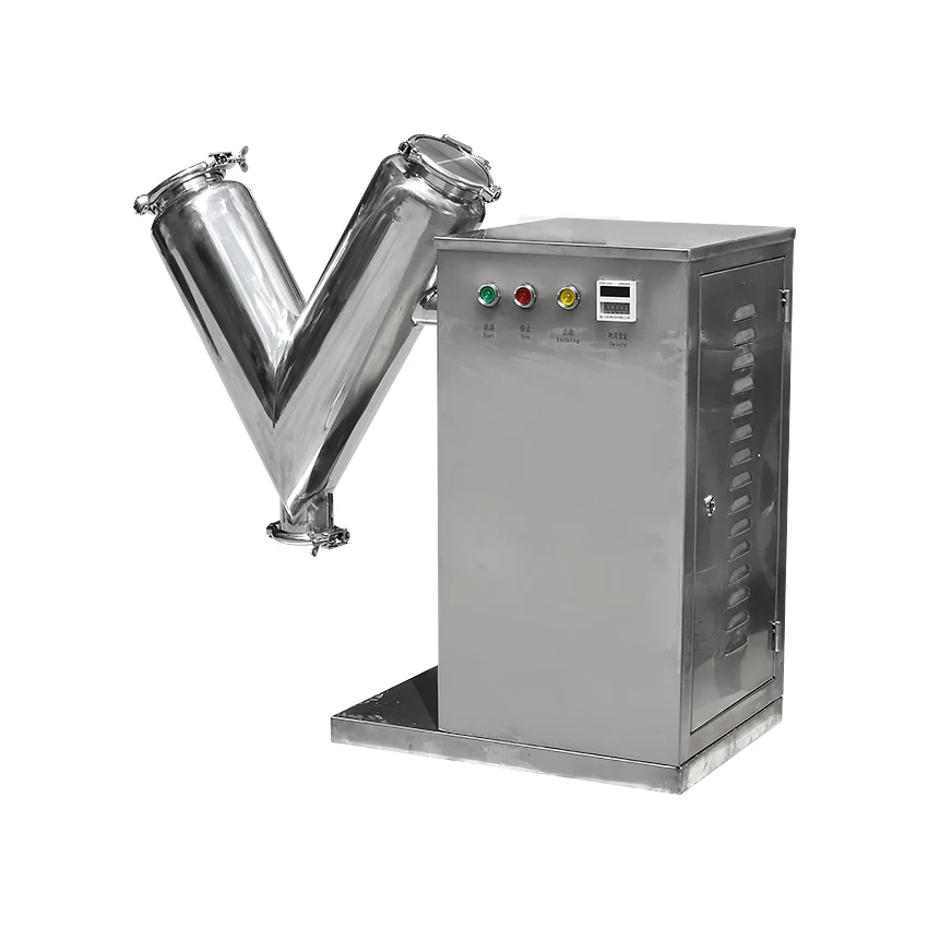 

Shipping by sea 220V/110V New V Type Powder Mixer Mixing Machine 5.6L VH-14 Mixing speed 20r/min Single-arm raw material mixer