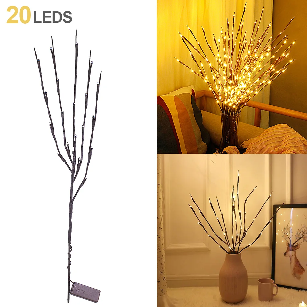СВЕТОДИОДНАЯ Гирлянда А 20 светильник имитацией ветвей дерева рождественские