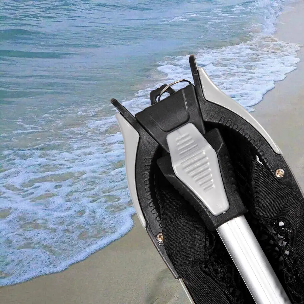 Рыболовная сеть Fiblink складная телескопическая алюминиевая рыболовная с