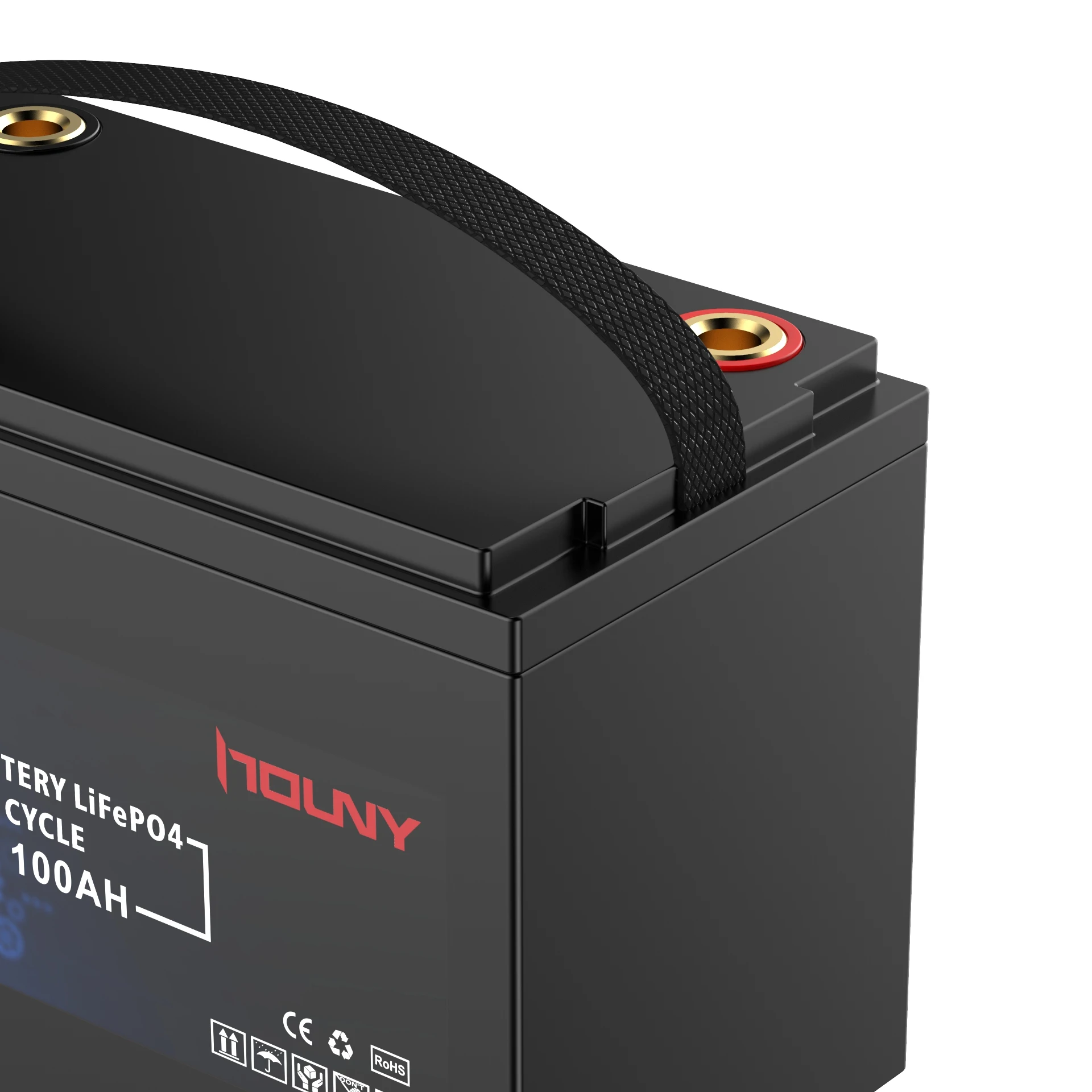 

LiFePO4 lithium battery pack 12V 100Ah BMS for solar system motorcycle