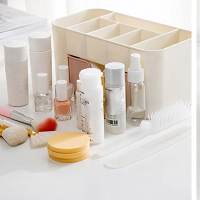 Косметическое зеркало с выдвижными ящиками Красота органайзер 6 отсеков 1 ящик