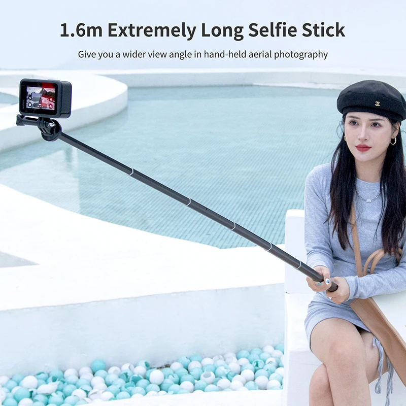 Телескопическая палка для селфи 1 6 м Insta 360 ONE X2 R X Go 2 Gopro 10 9 8 Max | Электроника