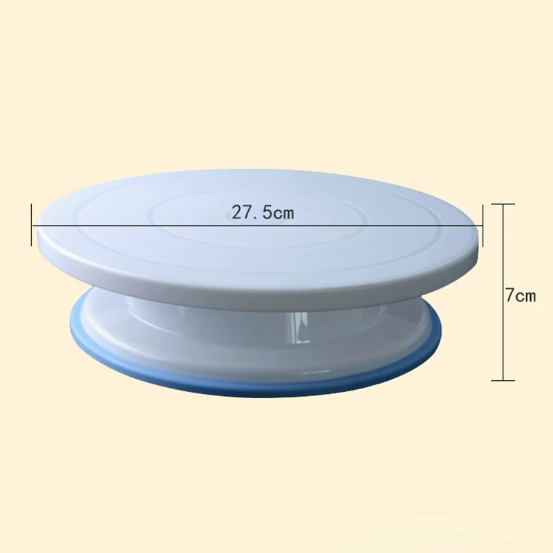 

DIY Cake Baking Tool Plastic Cake Mounting Table Portable Stable Cake Tray DIY Mounting Rotating Stand Cake Tools