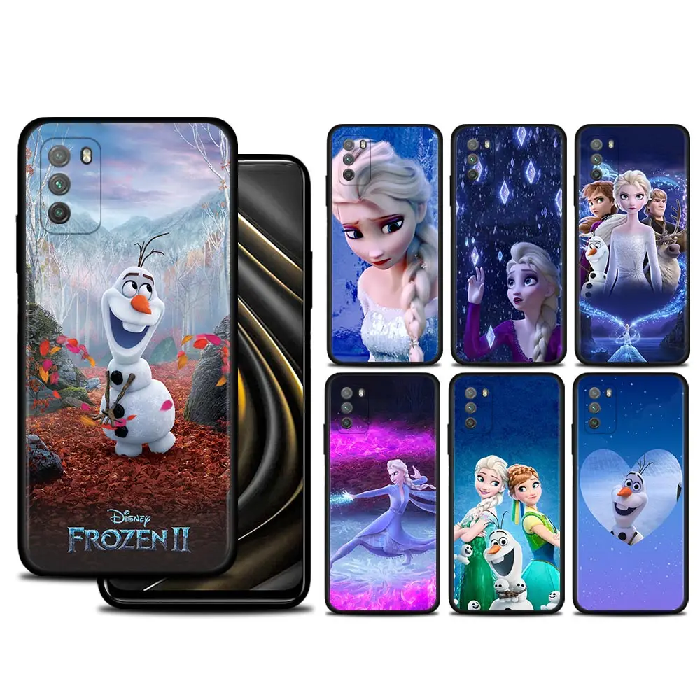

Elsa Ariel Princess TPU Case For Xiaomi Mi Poco X3 NFC F3 X3 GT M3 X3 Pro 5G Pocophone F1 Case Silicone Soft Back Cover