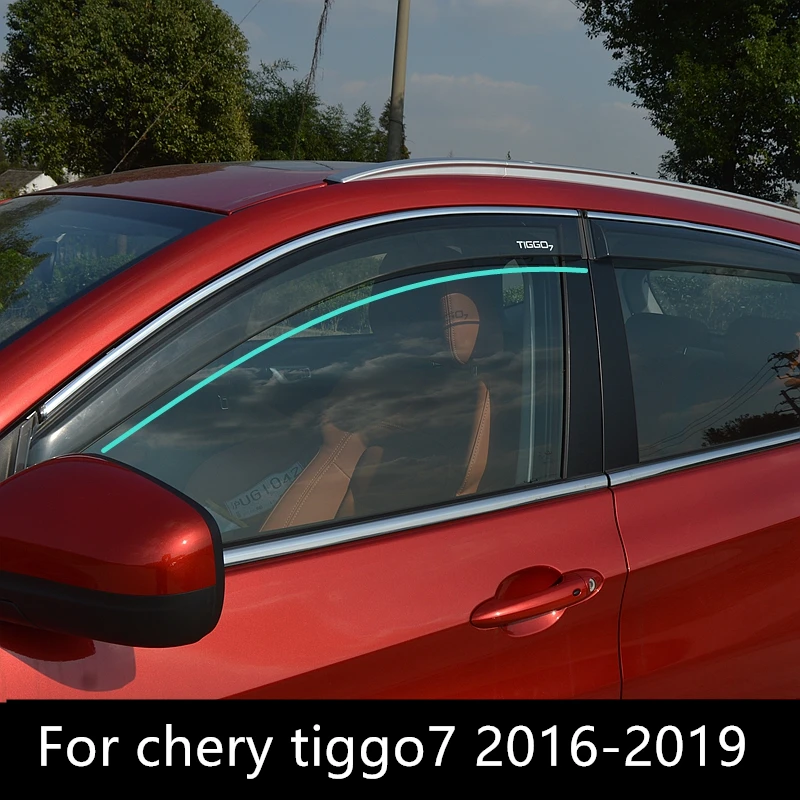 Защитный козырек для окон chery tiggo7 tiggo 7 2016 2019 украшение автомобиля