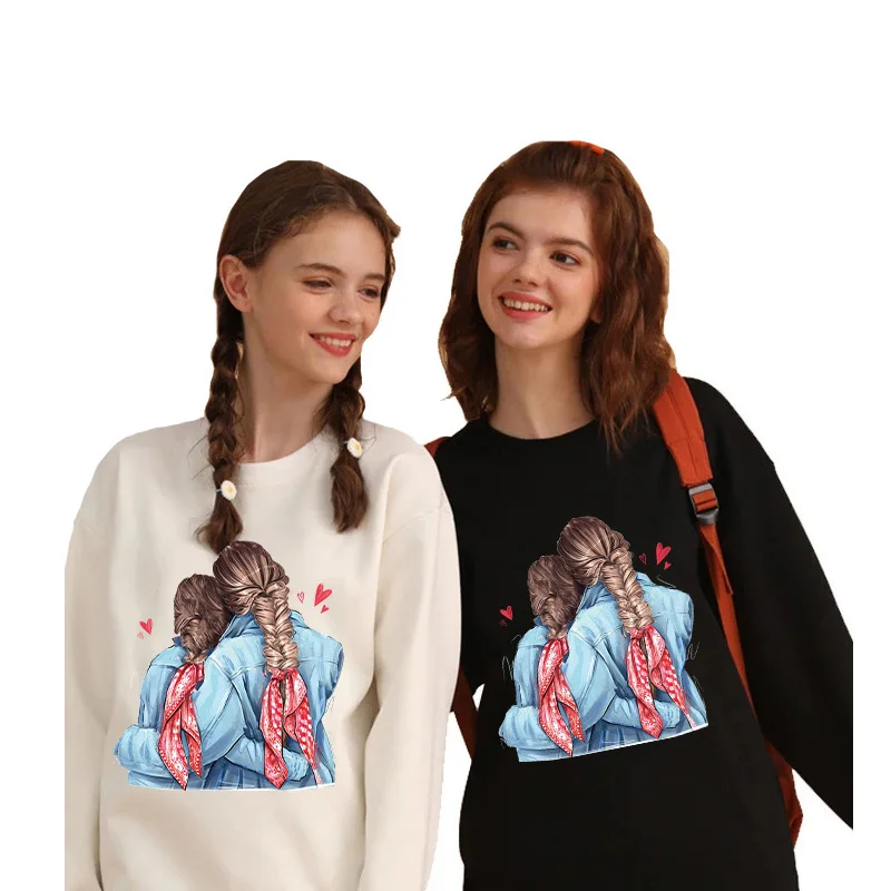 Нашивка Sister Girl на одежду Термотрансферная виниловая наклейка модная нашивка для