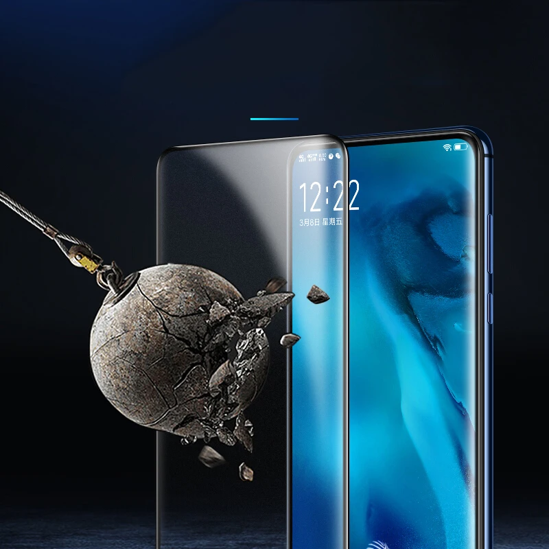 Матовое закаленное стекло с полным покрытием для VIVO V17 X30 Pro IQOO 3 NEX Dual Display Z6 S5 Y11 Y19 |