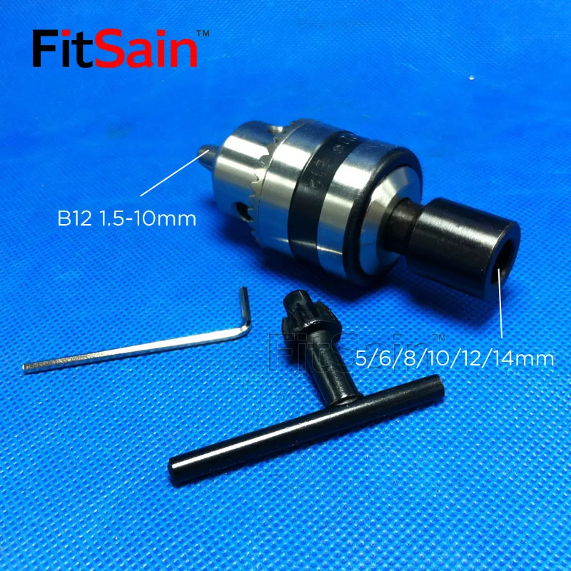 Мини сверлильный патрон для электродвигателя 1 5 10 мм вала двигателя 5/6/6 35/8/10/12/14