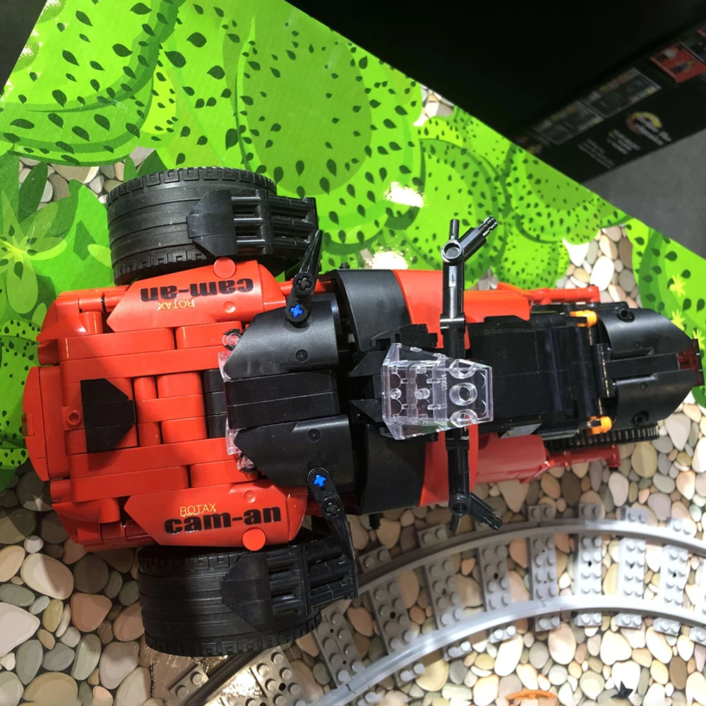 50021 MOC высокотехнологичный конструктор мотоцикл Can Am Spyder F3 S механическое движение