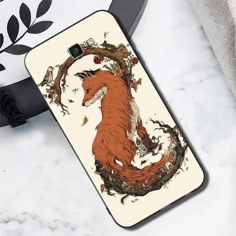 

Funny foxs lovely Phone Case for Samsung Note 8 9 10 20 lite pro ultra J 7 2 4 6 5 prime