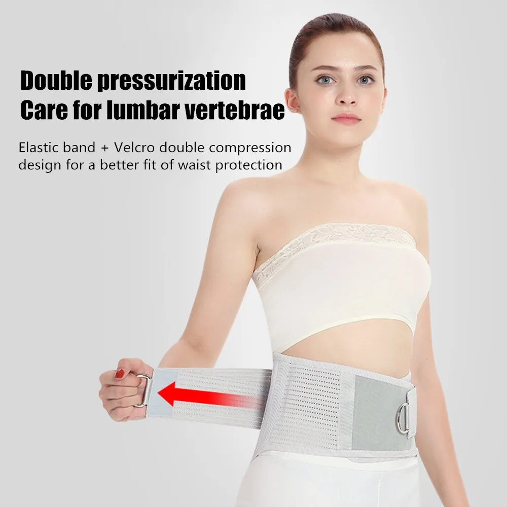 Регулируемый эластичный пояс для поддержки поясницы поясничный бандаж