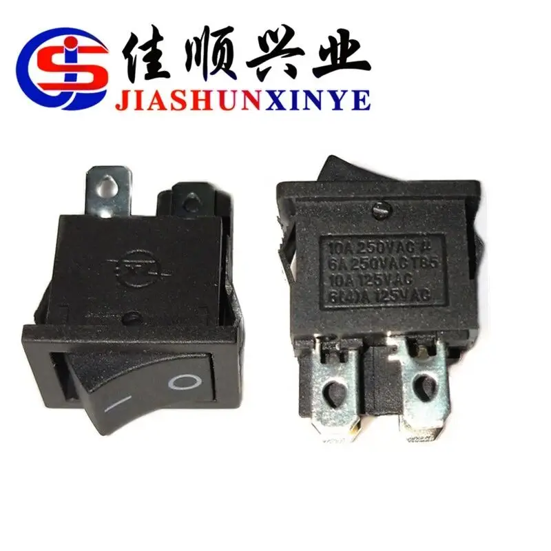 (5 шт.) клавишный выключатель 6 А 220 В переменного тока 4 контакта ВКЛ./ВЫКЛ. DPST 12 в