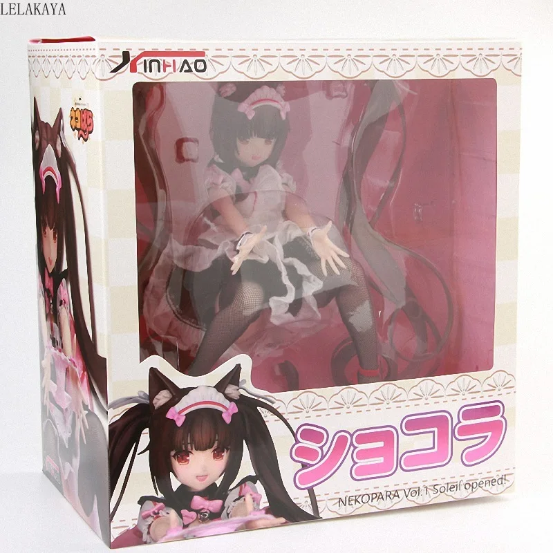 1/4 масштаб мультфильм сексуальная кошка девушка NEKOPARA Аниме Фигурка Chocolat горничной диван Ver Vol.1 модель сидя Коллекционная кукла 22 см