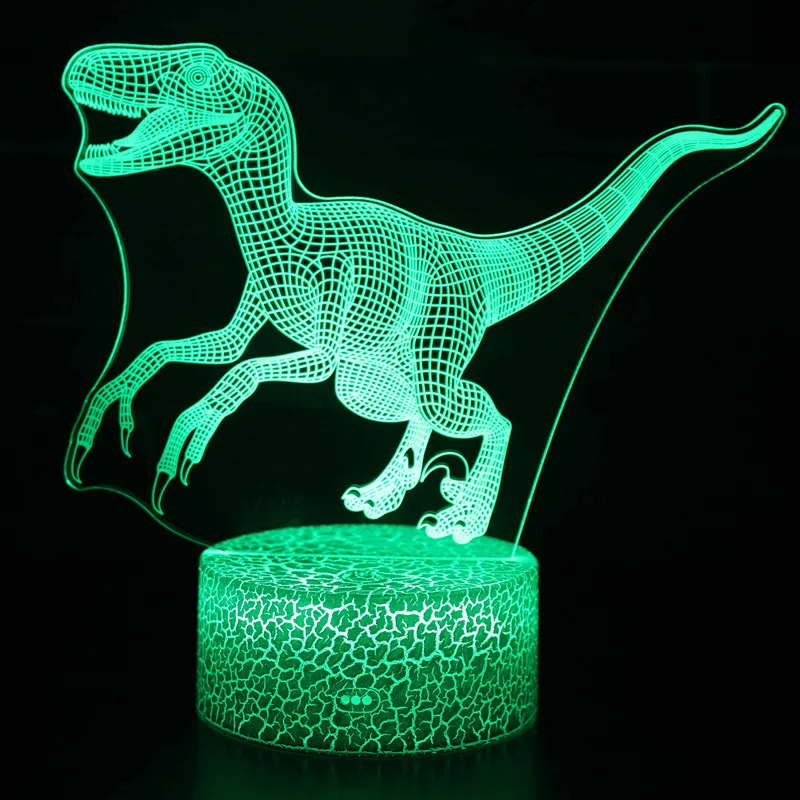 Домашний декор для спальни светодиодный ночсветильник 3d 7 цветов прикроватная