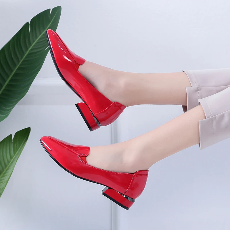 

2020 Ladies Flats Female Casual Shoes Spring Autumn PU Leather Slip on Low heels Women Shoes Pointed Toe zapatillas mujer W30-42