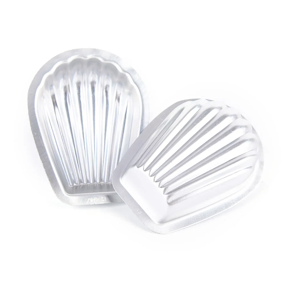 

10Pcs/5Sets Bath Silver Color Aluminum 3D Scallop Shell Ball Bath Bomb Mold Ball Sphere Bath Bomb Mold For Women Girls