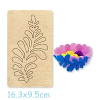 long leaves dangler earring wooden mold wood dies for diy leather cloth paper craft fit common die cutting machine on the market