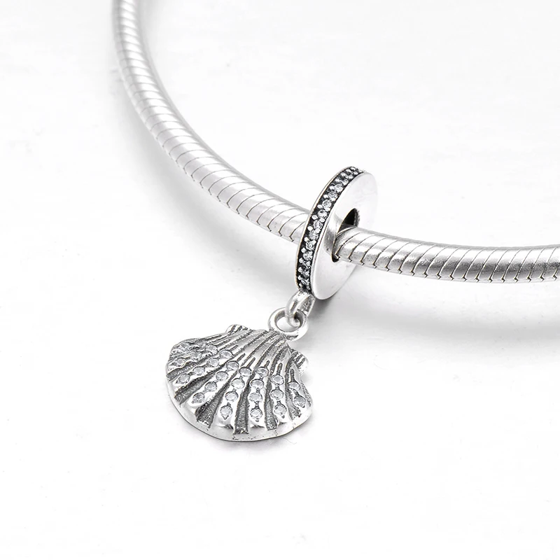 Кулон из серебра 925 пробы с фианитом в виде секретного фестона | Украшения и