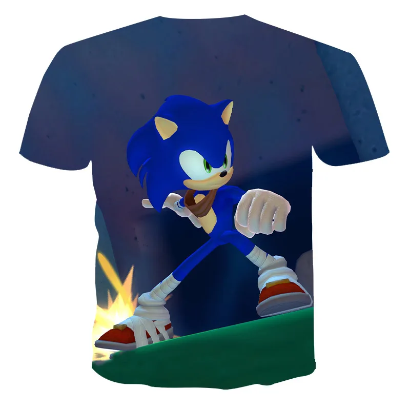 

Boys T-shirt Supersonic Print Clothes Girls 3D Funny T-shirts Costume Children Summer Clothing Kids Tees Baby Tshirts Tops