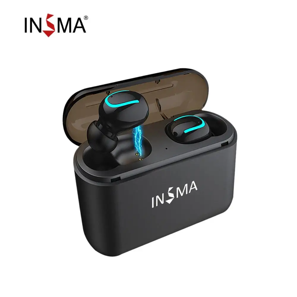 INSMA, 3500 мАч, bluetooth 5,0, наушники, TWS, беспроводные наушники, свободные руки, спортивные наушники, игровая гарнитура, телефон