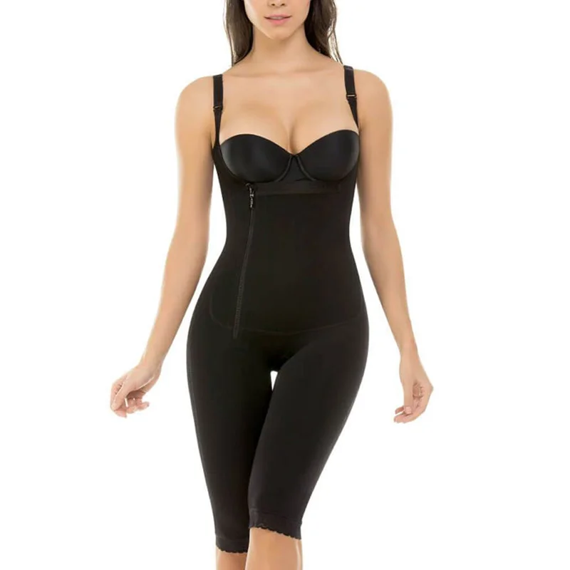 Women Shapewear Skims Abdominal Control Corset Surgery Postpartum Colombia Open Bust Body Shaping  Waist Trainer Fajas