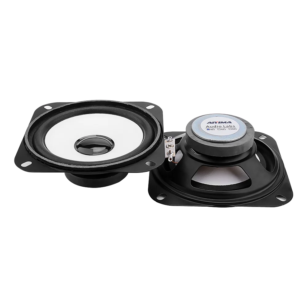 AIYIMA 2 шт. 4 дюймовая аудиоколонка с басами динамик низкочастотный сделай сам для